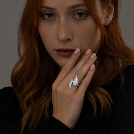 Кольцо SOKOLOV - Серебро 925, Фианит (арт. 94013766)