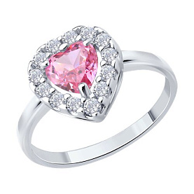 Кольцо SOKOLOV - Серебро 925, Фианит (арт. 94014692)