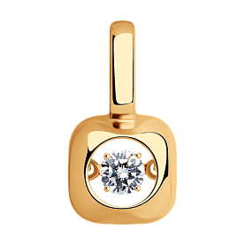 Подвеска Diamant - Серебро 925, Фианит (арт. 93-130-01732-1)