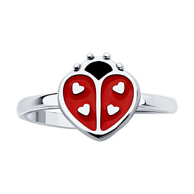 Кольцо Diamant - Серебро 925, Эмаль (арт. 94-110-02166-1)