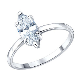 Кольцо SOKOLOV - Серебро 925, Фианит (арт. 94015023)