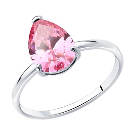 Кольцо SOKOLOV - Серебро 925, Фианит (арт. 94014206)