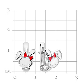 Серьги Talant - Серебро 925, Эмаль (арт. 13-79-0000-11998)