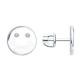 Серьги SOKOLOV - Серебро 925, Фианит (арт. 94024449)