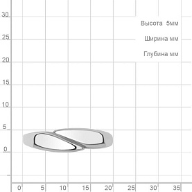 Кольцо Аквамарин - Серебро 925 (арт. 56076.5)