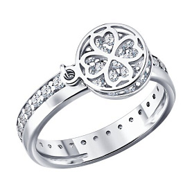 Кольцо SOKOLOV - Серебро 925, Фианит (арт. 94015030)