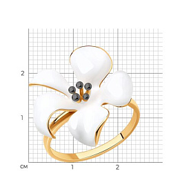 Кольцо SOKOLOV - Серебро 925, Эмаль (арт. 93010929)