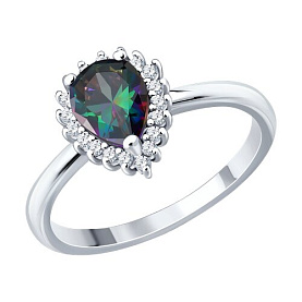 Кольцо SOKOLOV - Серебро 925, Фианит (арт. 94014919-91)