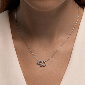 Подвеска SOKOLOV - Серебро 925, Фианит (арт. 94033250)