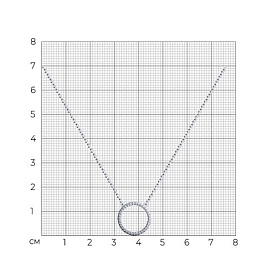 Колье SOKOLOV - Серебро 925, Фианит (арт. 94070653)