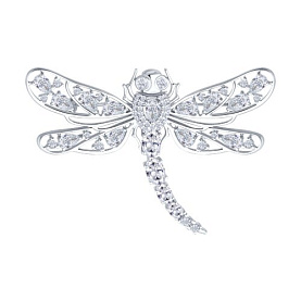 Брошь SOKOLOV - Серебро 925, Фианит (арт. 94040348)