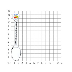 Ложка SOKOLOV - Серебро 925, Эмаль (арт. 2304010070)