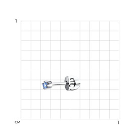 Серьга SOKOLOV - Серебро 925, Фианит (арт. 94170003)