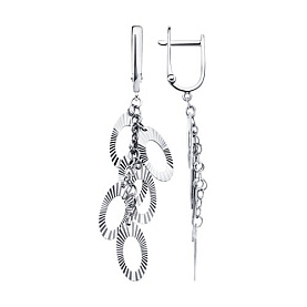 Серьги Diamant - Серебро 925 (арт. 94-121-00272-1)