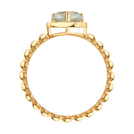 Кольцо SOKOLOV - Серебро 925, Празиолит (арт. 92014694)