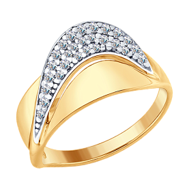 Кольцо SOKOLOV - Серебро 925, Фианит (арт. 93010707)