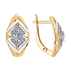 Серьги SOKOLOV - Серебро 925, Фианит (арт. 93020926)