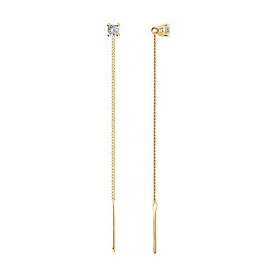 Серьги SOKOLOV - Серебро 925, Фианит (арт. 93022441)