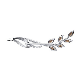 Брошь SOKOLOV - Серебро 925, Раухтопаз (арт. 92040047)