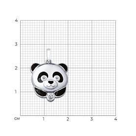 Подвеска SOKOLOV - Серебро 925, Фианит, Эмаль (арт. 94032001)