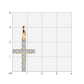 Подвеска SOKOLOV - Серебро 925, Фианит (арт. 93030424)