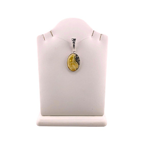 Подвеска Янтарная волна - Серебро 925, Янтарь (арт. 723001)