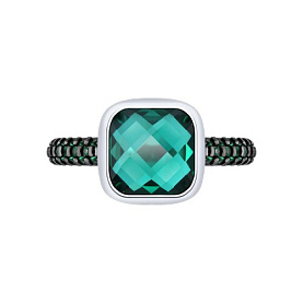 Кольцо SOKOLOV - Серебро 925, Синтетический кварц , Фианит (арт. 92014687)