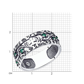 Кольцо Diamant - Серебро 925, Фианит (арт. 95-110-01067-1)