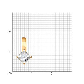 Подвеска SOKOLOV - Золото 375, Swarovski (арт. 81030081-4)