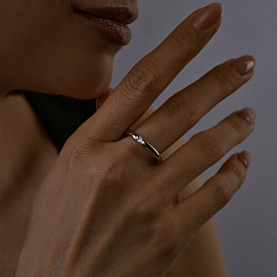 Кольцо SOKOLOV - Серебро 925, Фианит (арт. 94013797)