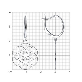Серьги Diamant - Серебро 925 (арт. 94-121-01467-1)