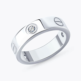 Кольцо SOKOLOV - Серебро 925, Фианит (арт. 94014620)