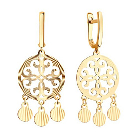 Серьги Diamant - Серебро 925 (арт. 93-121-00076-6)