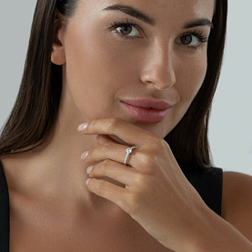 Кольцо SOKOLOV - Серебро 925, Фианит (арт. 94012944)