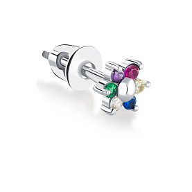 Серьга Галатея - Золото 585, Фианит (арт. 3008.2)