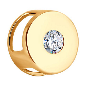 Подвеска Diamant - Золото 585, Фианит (арт. 51-130-02256-1)