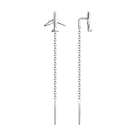 Серьги SOKOLOV - Серебро 925, Фианит (арт. 94025963)