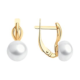 Серьги SOKOLOV - Золото 375, Жемчуг культивированный (арт. 37792327)
