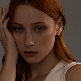 Серьги SOKOLOV - Серебро 925, Фианит (арт. 93021157)