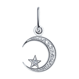 Подвеска SOKOLOV - Серебро 925, Фианит (арт. 94030018)