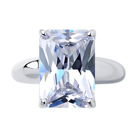 Кольцо SOKOLOV - Серебро 925, Фианит (арт. 94012078)