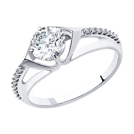 Кольцо Diamant - Серебро 925, Фианит (арт. 94-110-00019-1)