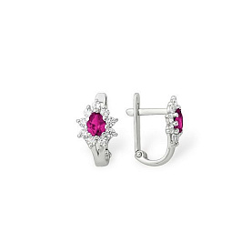 Серьги EFREMOV - Серебро 925, Фианит (арт. 1210010562-14)
