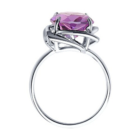 Кольцо Diamant - Серебро 925, Аметист (арт. 94-310-00985-2)