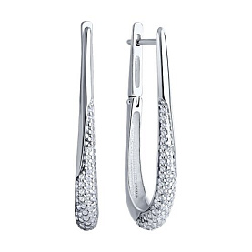 Серьги Diamant - Серебро 925, Фианит (арт. 94-120-02068-1)