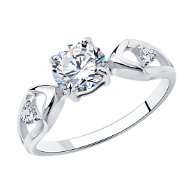 Кольцо Diamant - Серебро 925, Фианит (арт. 94-110-00741-1)