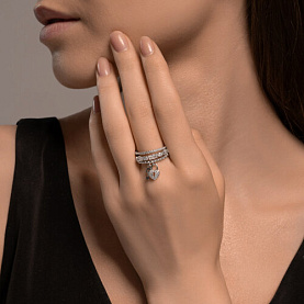 Кольцо Diamant - Серебро 925, Фианит (арт. 94-110-01849-1)