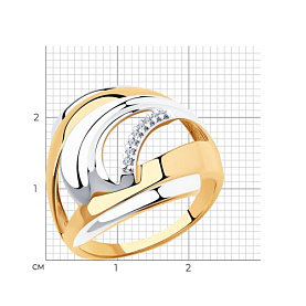 Кольцо Diamant - Серебро 925, Фианит (арт. 93-110-00427-1)