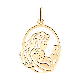 Подвеска Diamant - Золото 585 (арт. 51-130-02429-1)