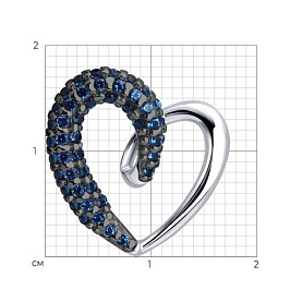 Подвеска SOKOLOV - Серебро 925, Фианит (арт. 94033387)